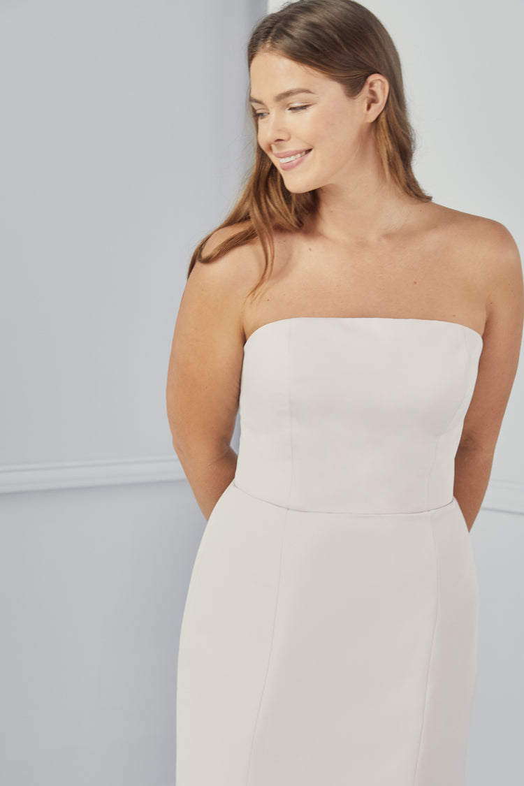 Agnes, dress from Collection Bridesmaids by Amsale, Fabric: faille