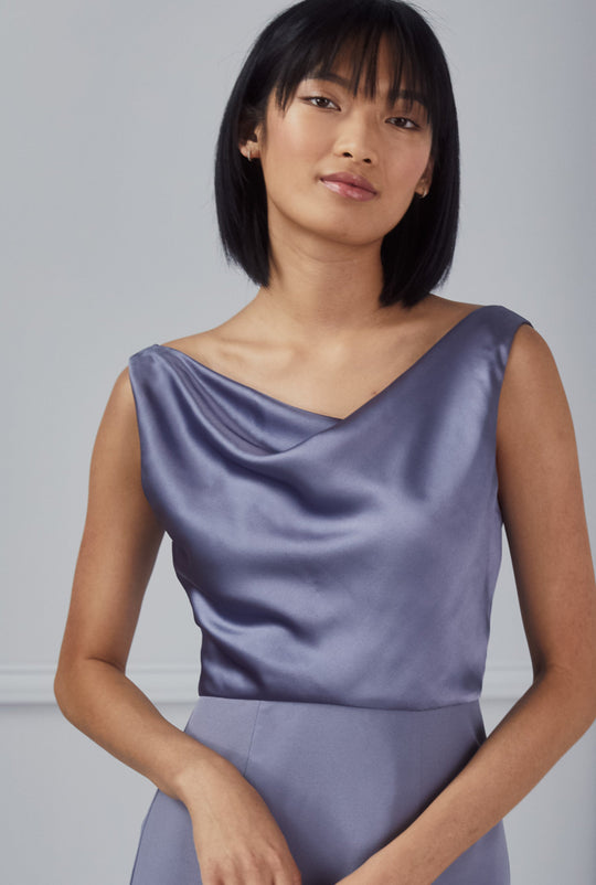 Meryl - French-Blue, $300, dress by color from Collection Bridesmaids by Amsale