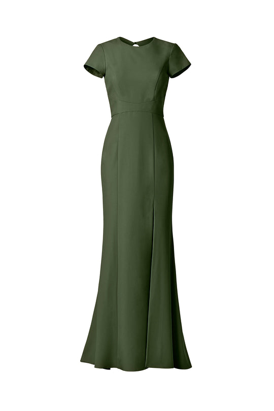 Harlee - Olive, $300, dress by color from Collection Bridesmaids by Amsale