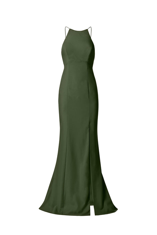 Dayton - Olive, $300, dress by color from Collection Bridesmaids by Amsale