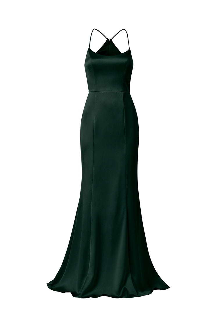 Everly, dress from Collection Bridesmaids by Amsale, Fabric: fluid-satin