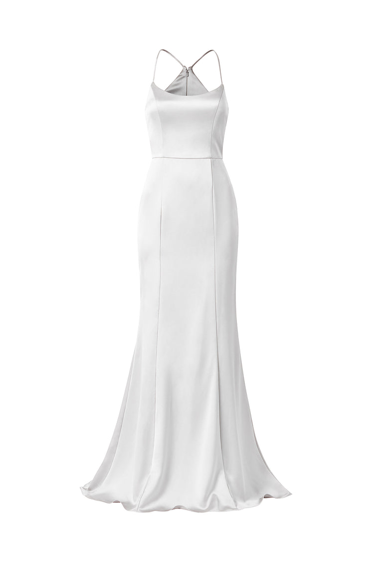 Everly, dress from Collection Bridesmaids by Amsale, Fabric: fluid-satin