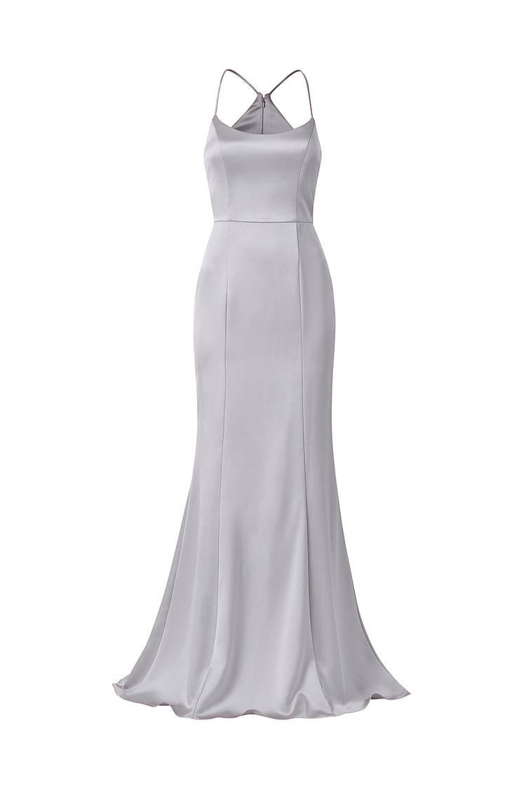 Everly, dress from Collection Bridesmaids by Amsale, Fabric: fluid-satin