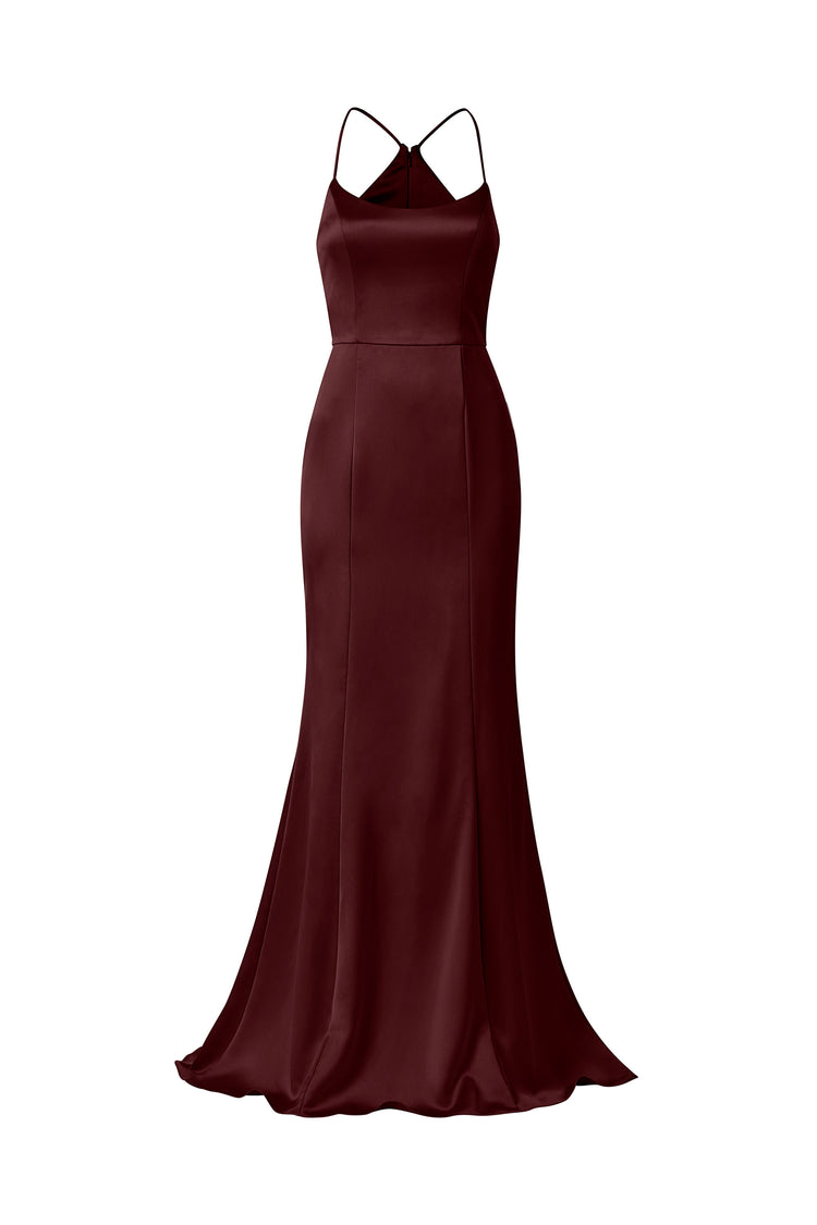 Everly, dress from Collection Bridesmaids by Amsale, Fabric: fluid-satin