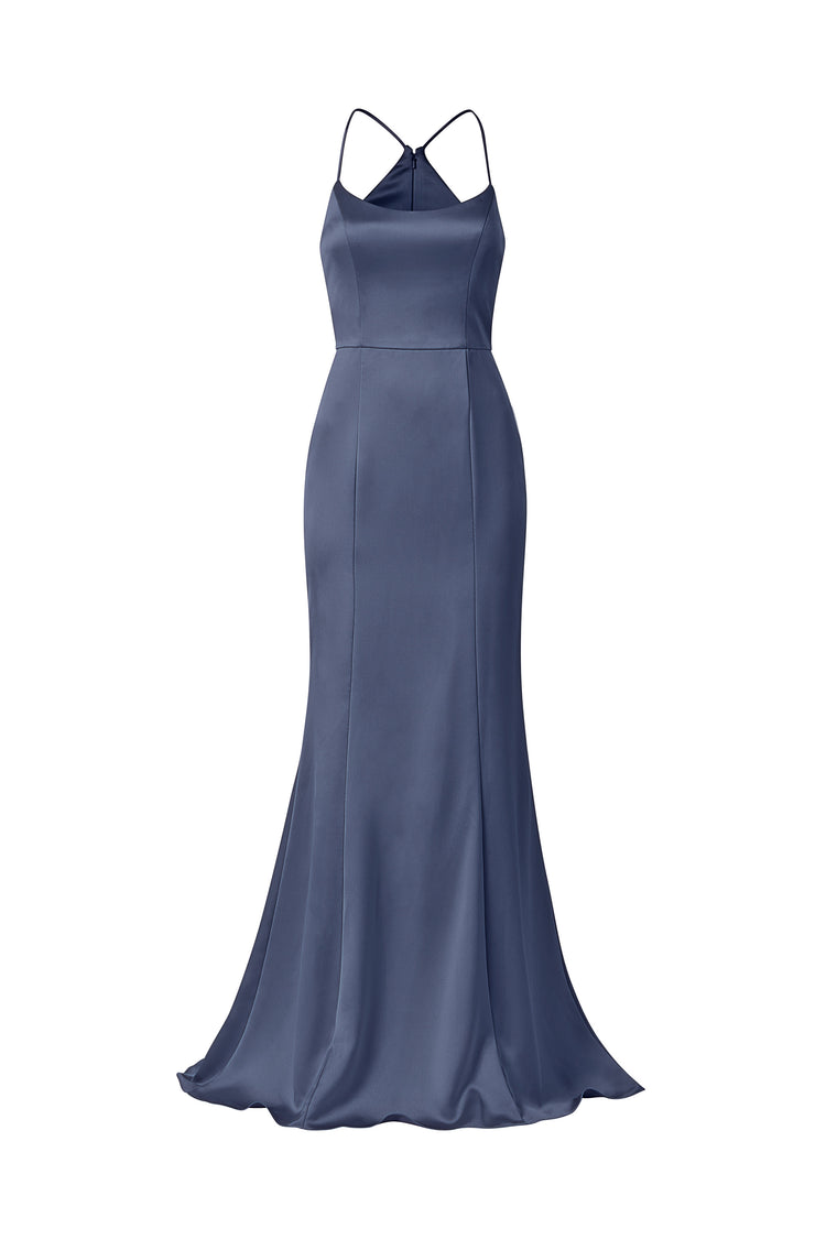 Everly, dress from Collection Bridesmaids by Amsale, Fabric: fluid-satin