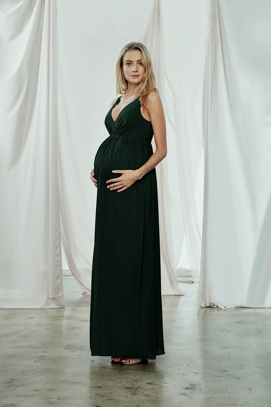 Fletcher - Maternity Dress - Hunter, $270, dress by color from Collection Bridesmaids by Amsale