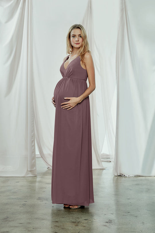 Fletcher - Maternity Dress - Mauve, $270, dress by color from Collection Bridesmaids by Amsale