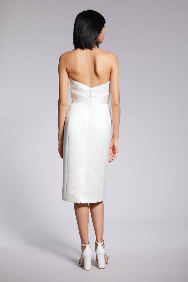 LW184 - Strapless slim dress - Ivory, dress by color from Collection Little White Dress by Amsale