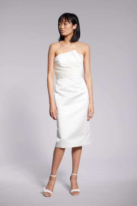 LW184 - Strapless slim dress, $385, dress from Collection Little White Dress by Amsale
