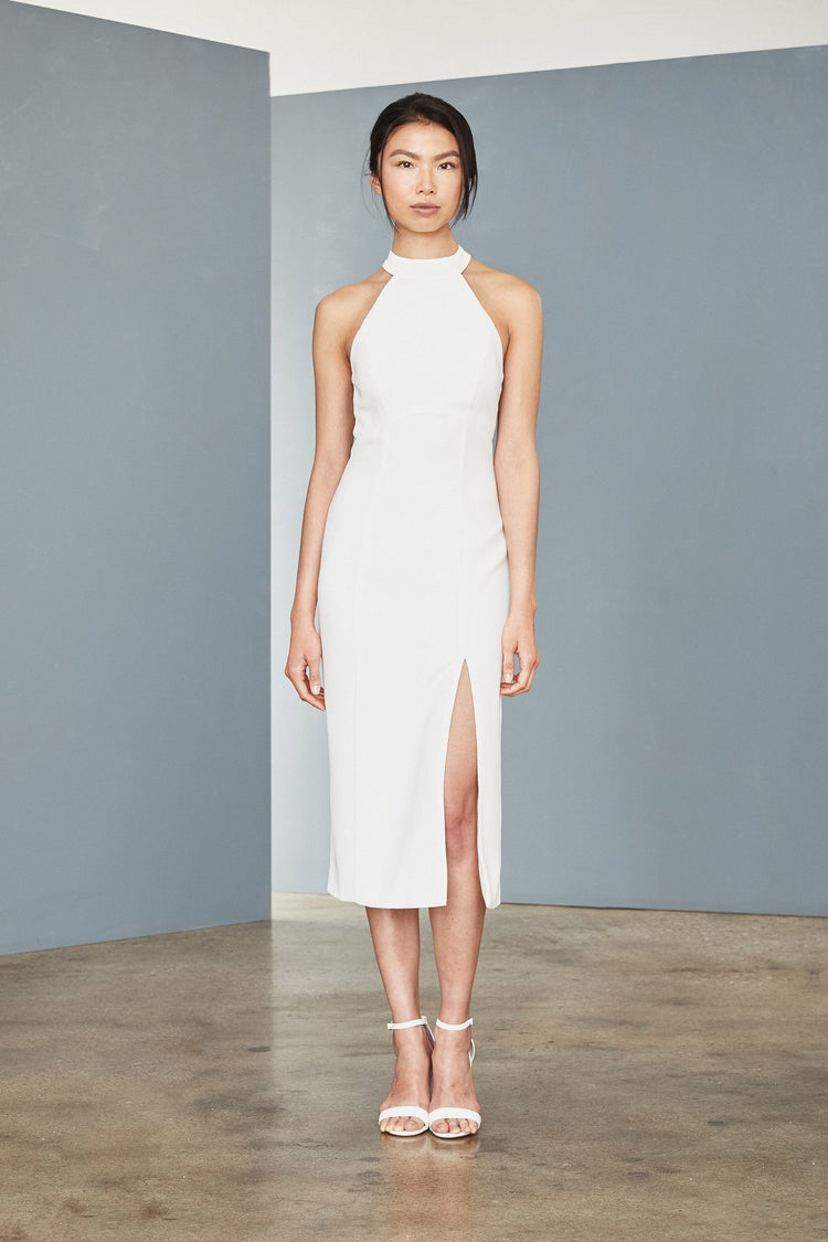 LW141 - Crepe Sheath Dress - Ivory, dress by color from Collection Little White Dress by Amsale