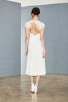 LW142 - Crepe Midi Dress - Ivory, dress by color from Collection Little White Dress by Amsale