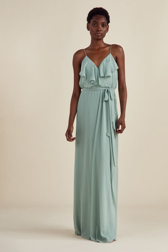 Drew, $190, dress from Collection Bridesmaids by Nouvelle Amsale, Fabric: flat-chiffon
