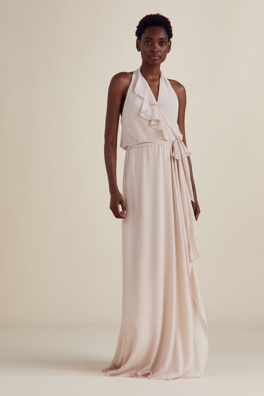 Erica, $190, dress from Collection Bridesmaids by Nouvelle Amsale, Fabric: flat-chiffon