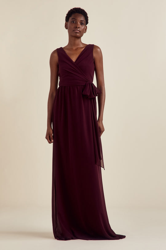 Madeline, $190, dress from Collection Bridesmaids by Nouvelle Amsale, Fabric: flat-chiffon