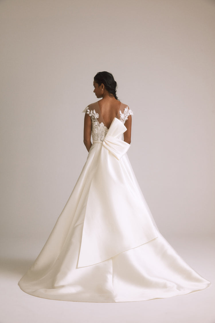Alice, dress from Collection Bridal by Nouvelle Amsale, Fabric: 3d-floral-embellished-illusion-tulle-and-mikado