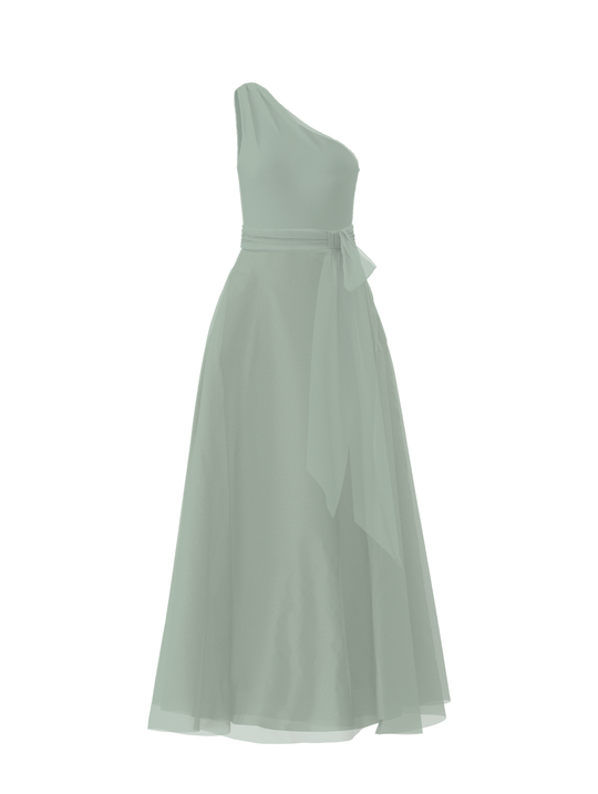 Bodice(Laurie), Skirt(Cerisa),Belt(Sash), sage, $270, combo from Collection Bridesmaids by Amsale x You