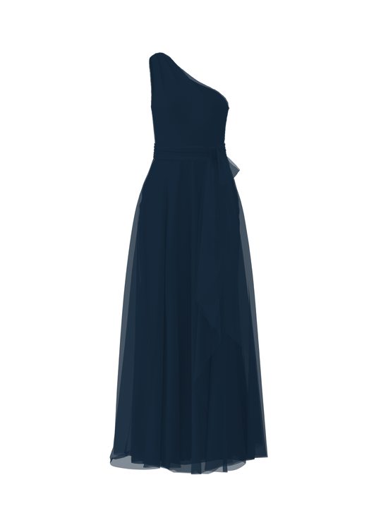 Bodice(Laurie), Skirt(Jaycie),Belt(Sash), navy, $270, combo from Collection Bridesmaids by Amsale x You