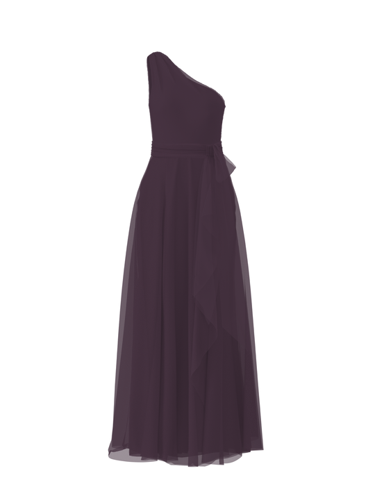 Bodice(Laurie), Skirt(Jaycie),Belt(Sash), plum, $270, combo from Collection Bridesmaids by Amsale x You