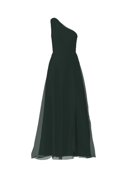 Bodice(Laurie), Skirt(Arabella), hunter, $270, combo from Collection Bridesmaids by Amsale x You