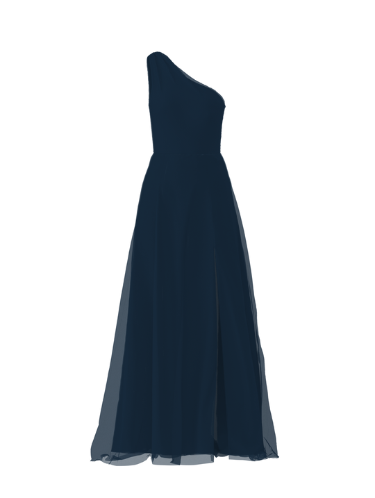 Bodice(Laurie), Skirt(Arabella), navy, $270, combo from Collection Bridesmaids by Amsale x You