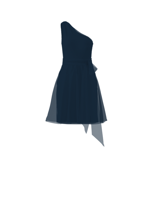 Bodice(Laurie), Skirt(Carla),Belt(Sash), navy, $270, combo from Collection Bridesmaids by Amsale x You