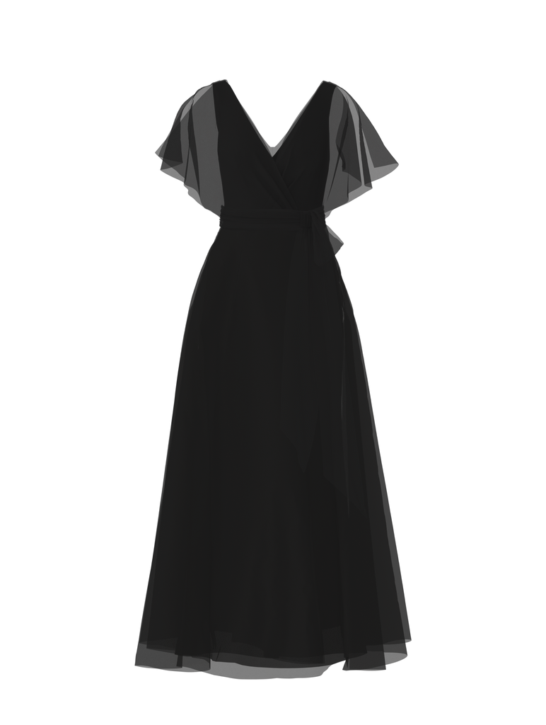 Product Bodice(Ava), Skirt(Cerisa),Belt(Sash), black Image
