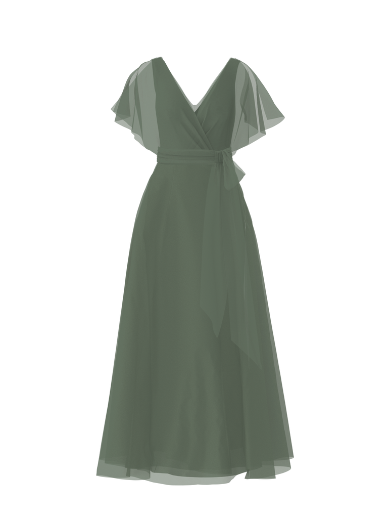 Product Bodice(Ava), Skirt(Cerisa),Belt(Sash), olive Image