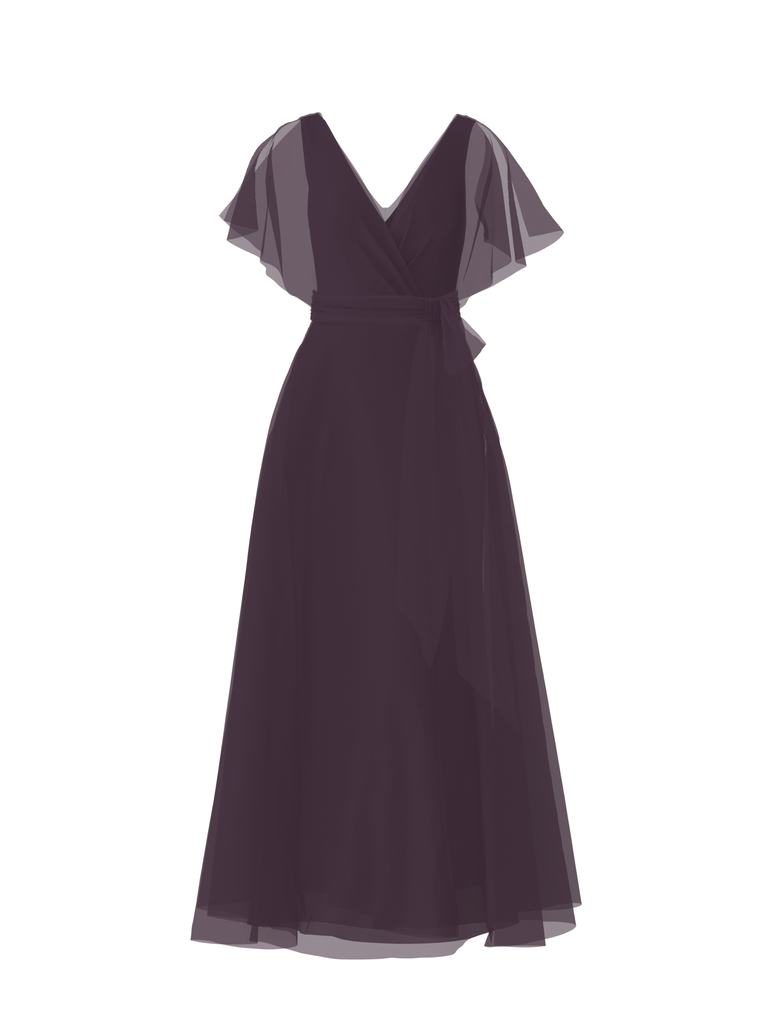 Product Bodice(Ava), Skirt(Cerisa),Belt(Sash), plum Image