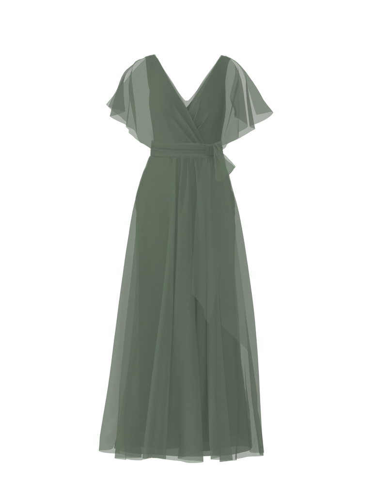 Product Bodice(Ava), Skirt(Justine),Belt(Sash), olive Image