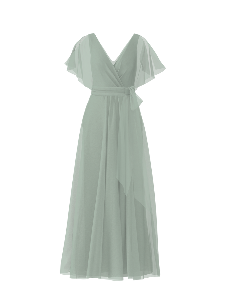 Bodice(Ava), Skirt(Justine),Belt(Sash), sage, combo from Collection Bridesmaids by Amsale x You