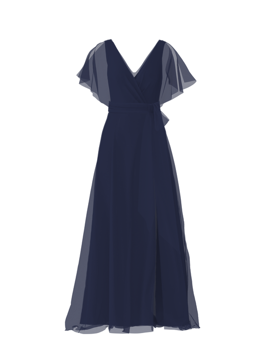 Bodice(Ava), Skirt(Arabella),Belt(Sash), french-blue, $270, combo from Collection Bridesmaids by Amsale x You