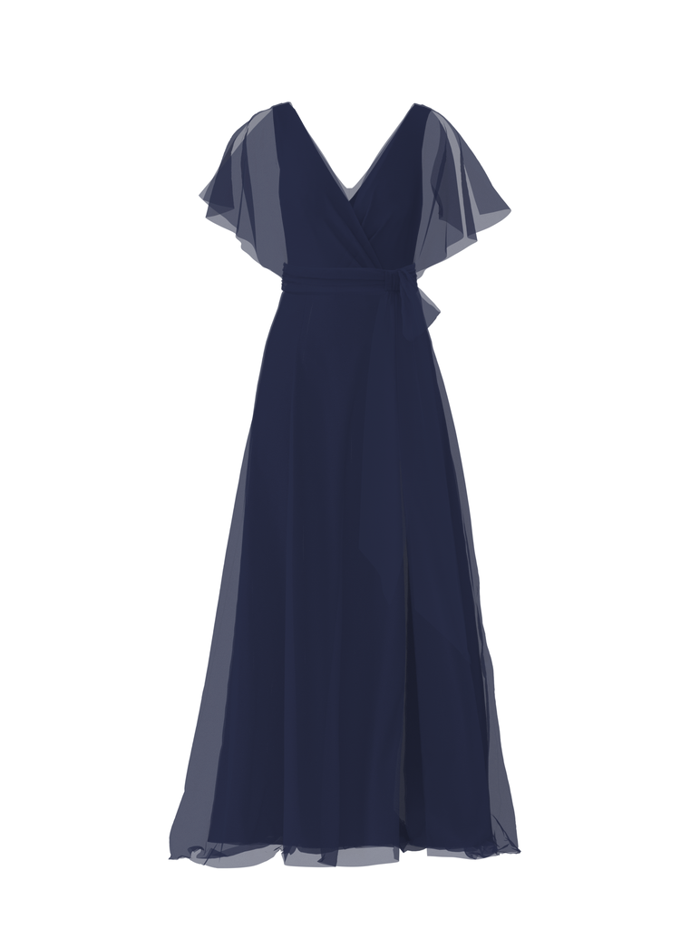 Product Bodice(Ava), Skirt(Arabella),Belt(Sash), french-blue Image