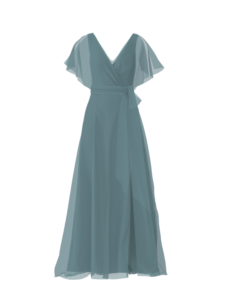 Product Bodice(Ava), Skirt(Arabella),Belt(Sash), teal Image