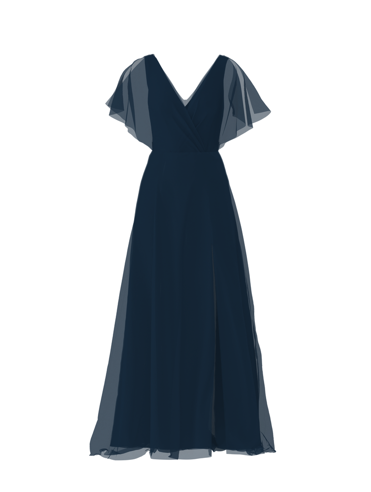 Bodice(Ava), Skirt(Arabella), navy, combo from Collection Bridesmaids by Amsale x You