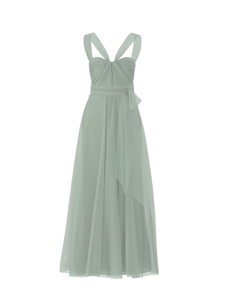 Bodice(Cerisa), Skirt(Justine),Belt(Sash), sage, combo from Collection Bridesmaids by Amsale x You