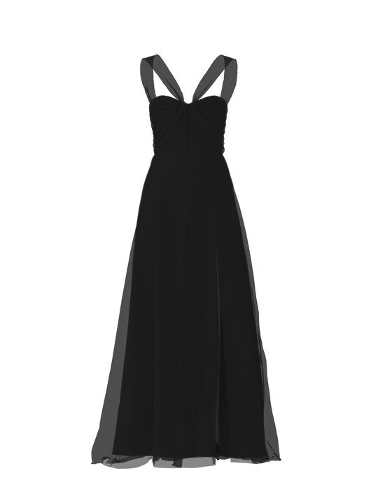 Bodice(Cerisa), Skirt(Arabella), black, $270, combo from Collection Bridesmaids by Amsale x You