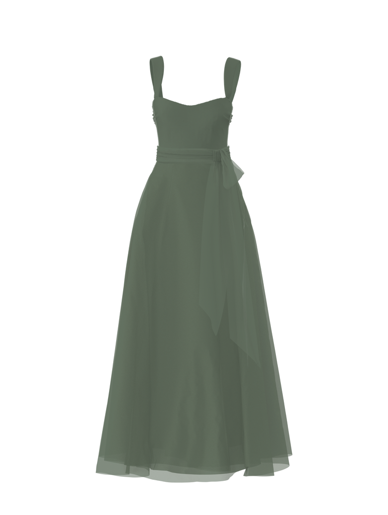 Product Bodice(Alexis), Skirt(Cerisa),Belt(Sash), olive Image