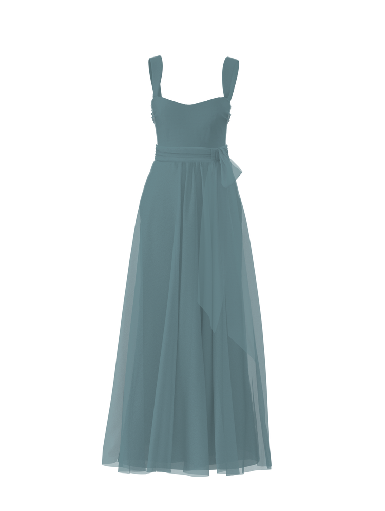 Bodice(Alexis), Skirt(Justine),Belt(Sash), teal, combo from Collection Bridesmaids by Amsale x You