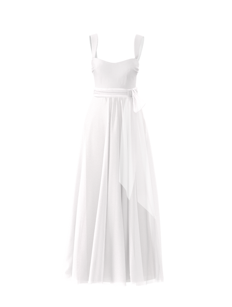 Bodice(Alexis), Skirt(Justine),Belt(Sash), white, combo from Collection Bridesmaids by Amsale x You