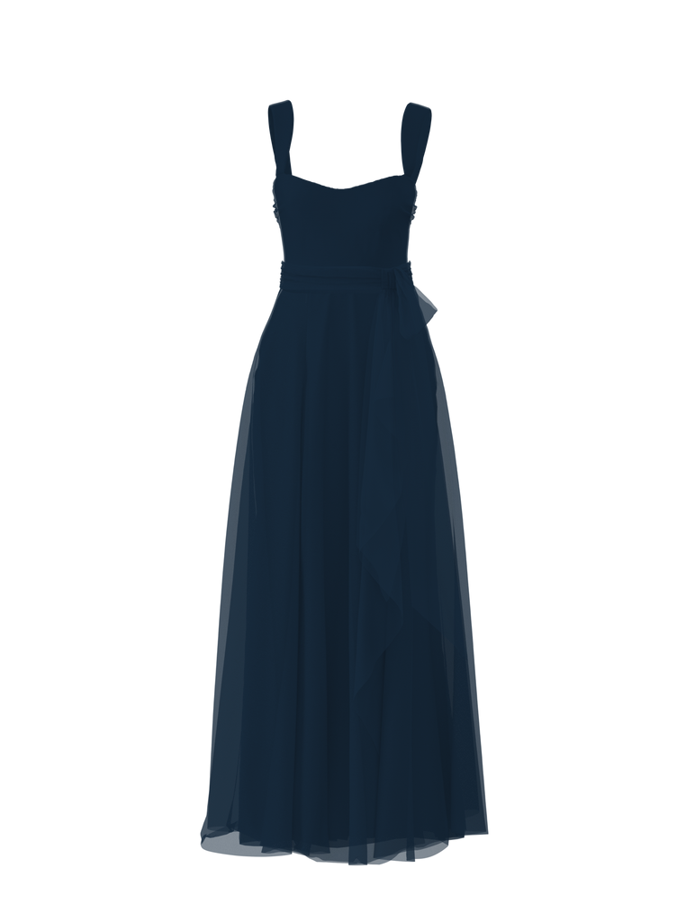 Product Bodice(Alexis), Skirt(Jaycie),Belt(Sash), navy Image