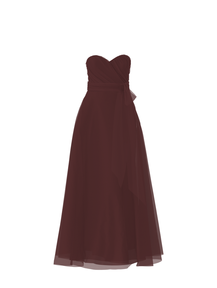 Bodice(Jaycie), Skirt(Cerisa),Belt(Sash), ruby, combo from Collection Bridesmaids by Amsale x You