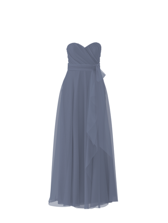 Bodice(Jaycie), Skirt(Jaycie),Belt(Sash), slate, $270, combo from Collection Bridesmaids by Amsale x You