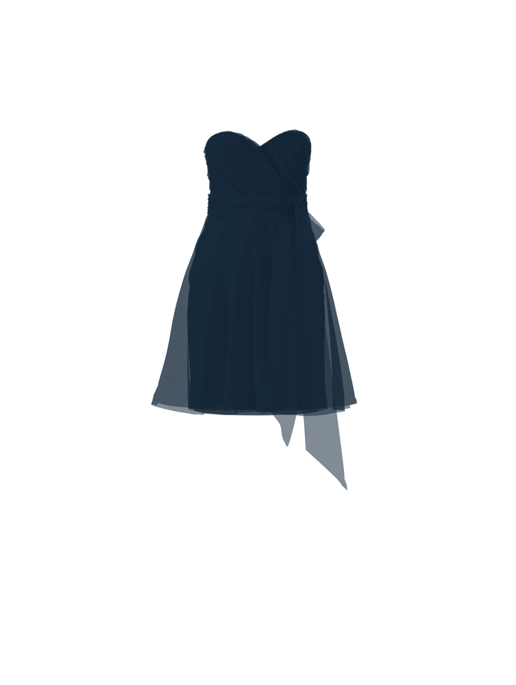 Bodice(Jaycie), Skirt(Carla),Belt(Sash), navy, combo from Collection Bridesmaids by Amsale x You