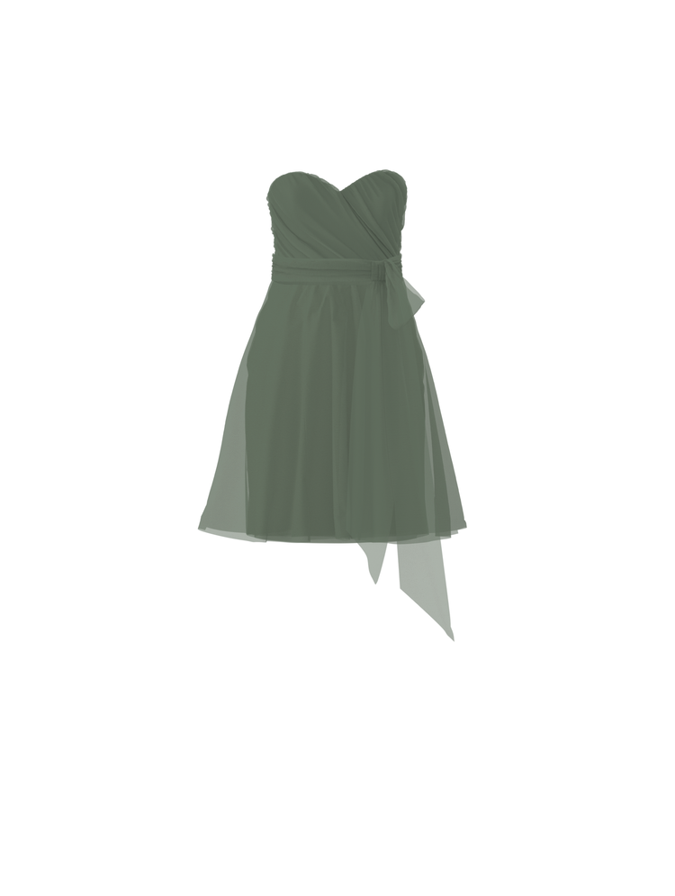 Bodice(Jaycie), Skirt(Carla),Belt(Sash), olive, combo from Collection Bridesmaids by Amsale x You