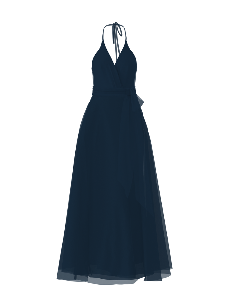 Product Bodice(Carmelle), Skirt(Cerisa),Belt(Sash), navy Image