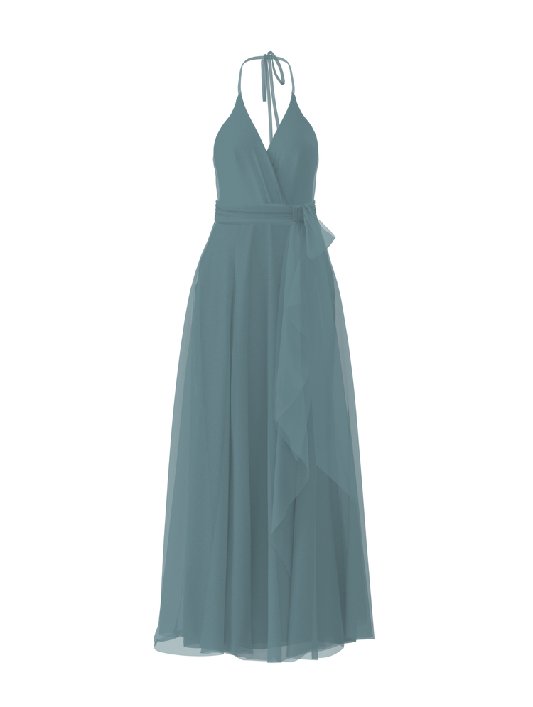 Bodice(Carmelle), Skirt(Jaycie),Belt(Sash), teal, combo from Collection Bridesmaids by Amsale x You