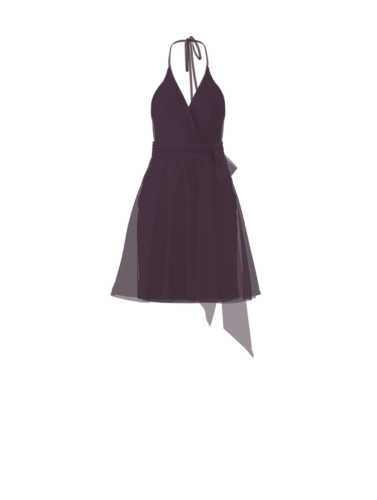Bodice(Carmelle), Skirt(Carla),Belt(Sash), plum, combo from Collection Bridesmaids by Amsale x You