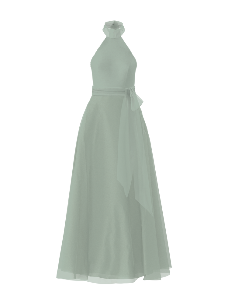 Bodice(Sophia), Skirt(Cerisa),Belt(Sash), sage, combo from Collection Bridesmaids by Amsale x You