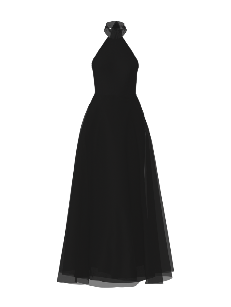 Bodice(Sophia), Skirt(Cerisa), black, combo from Collection Bridesmaids by Amsale x You