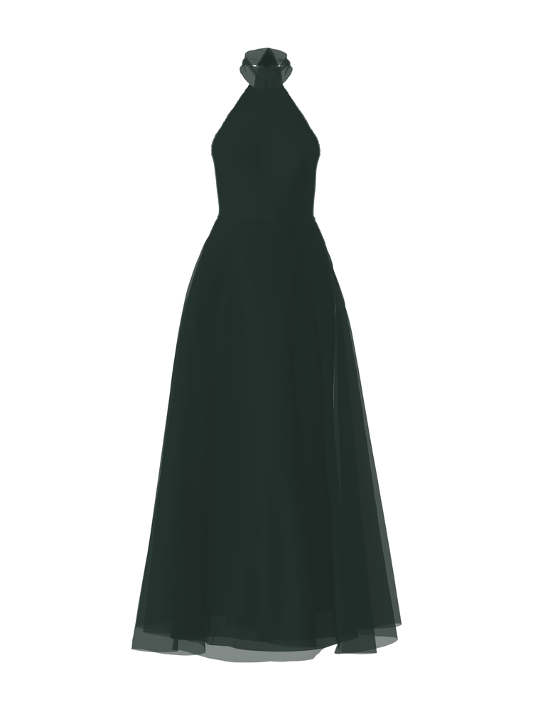 Bodice(Sophia), Skirt(Cerisa), hunter, combo from Collection Bridesmaids by Amsale x You